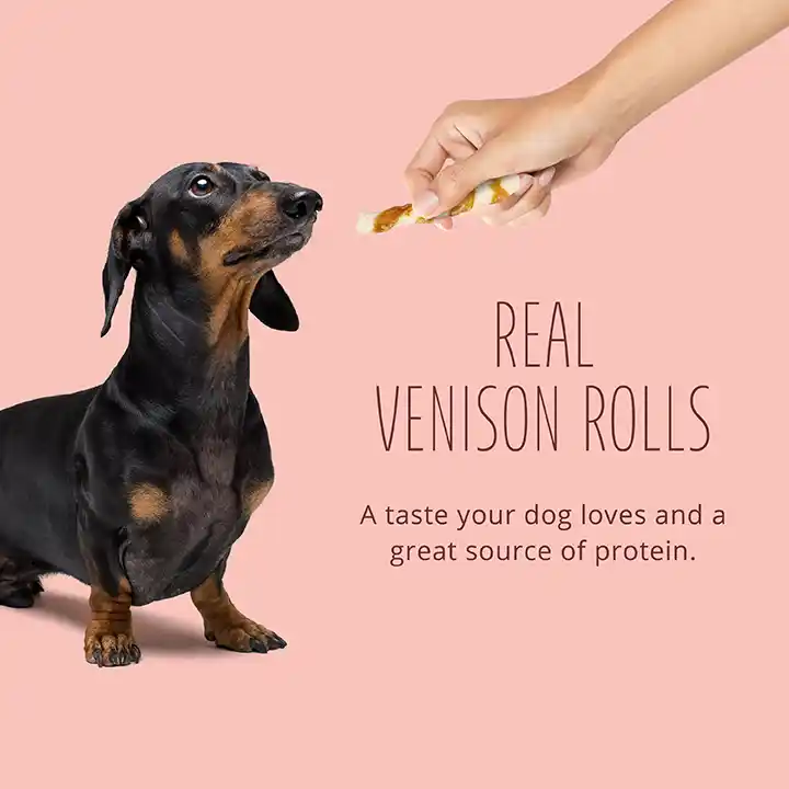 Proteins with Real Venison Rolls