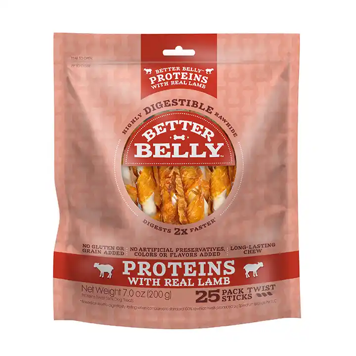 Proteins with Real Lamb Twists Front
