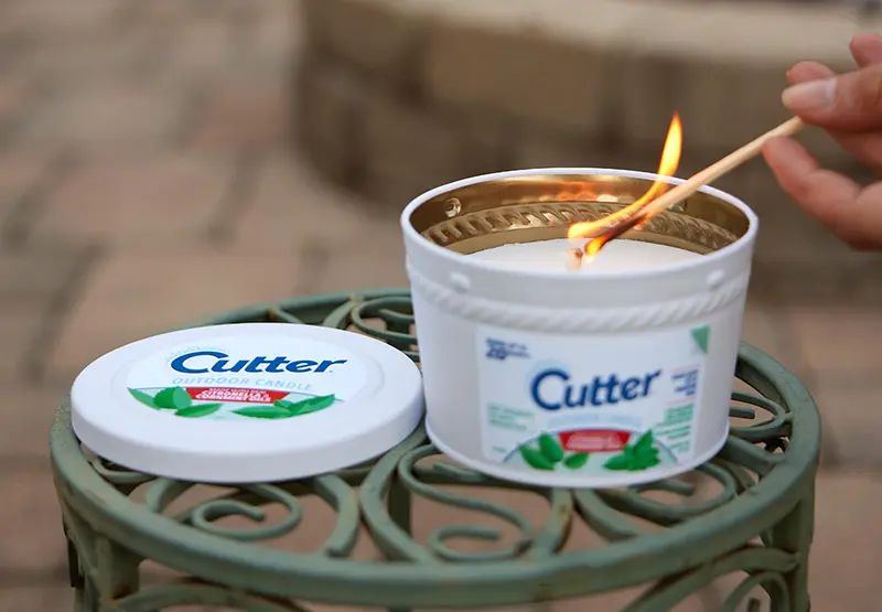 ENHANCE YOUR FAMILY'S OUTDOOR SPACE WITH CUTTER® CANDLES