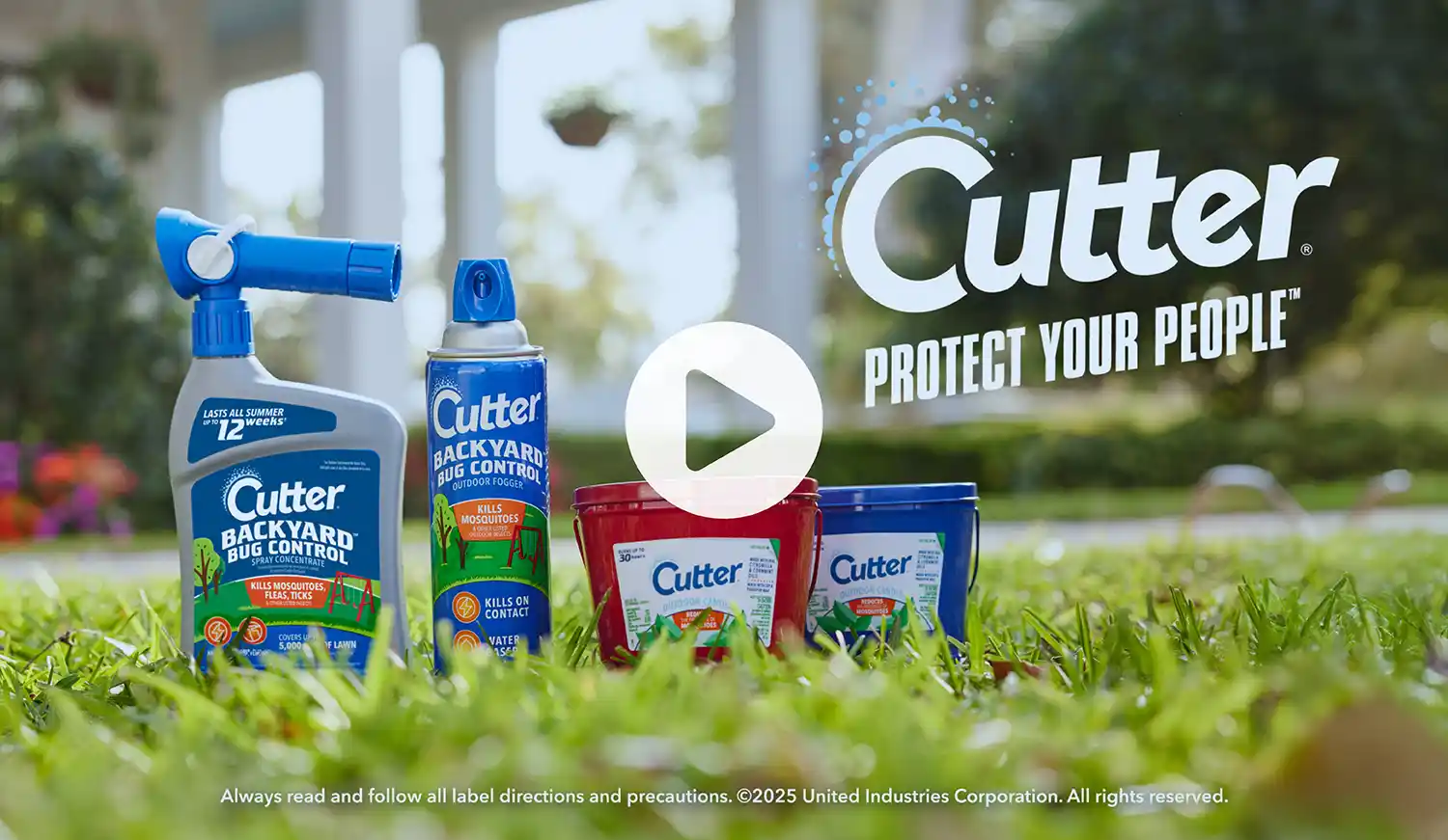Enjoy fewer bug bites in your backyard with Cutter Area Insect Solutions