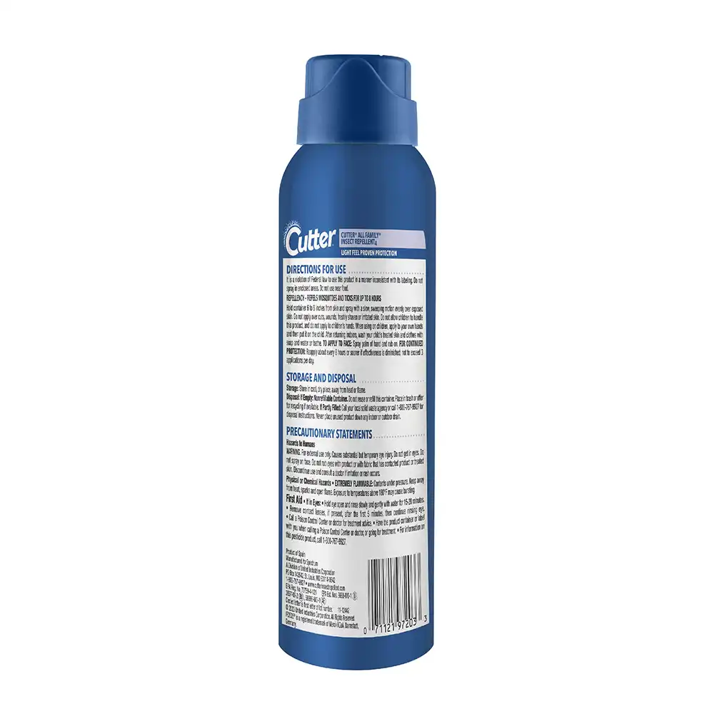 HG-97203 All Family Insect Repellent back
