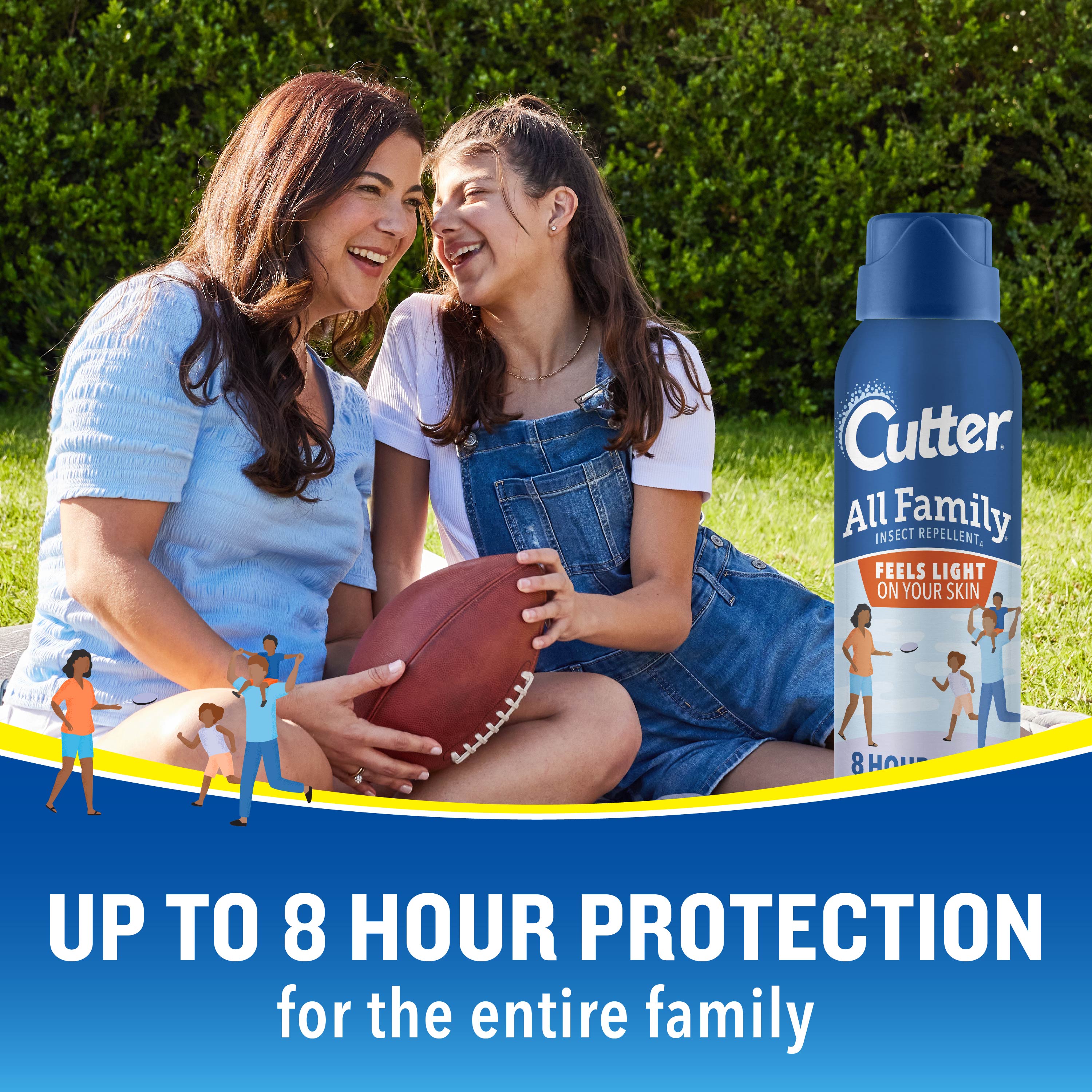 up to 8 hour protection