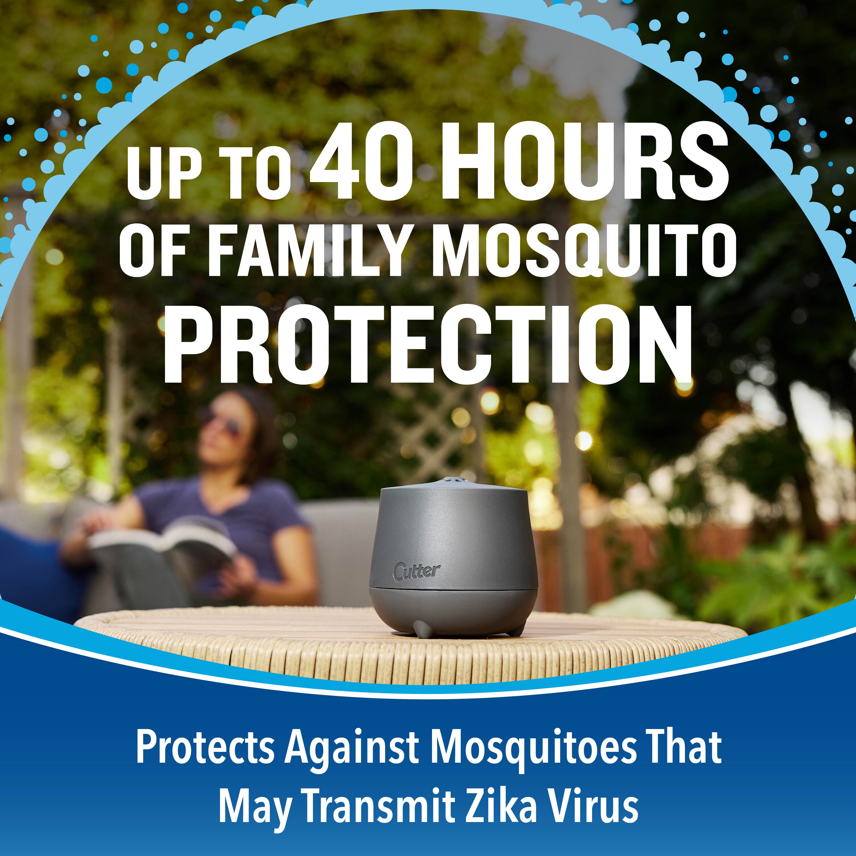 Eclipse™ Zone Mosquito Repellent Outdoor Device - Up to 40 Hours of Family Mosquito Protection