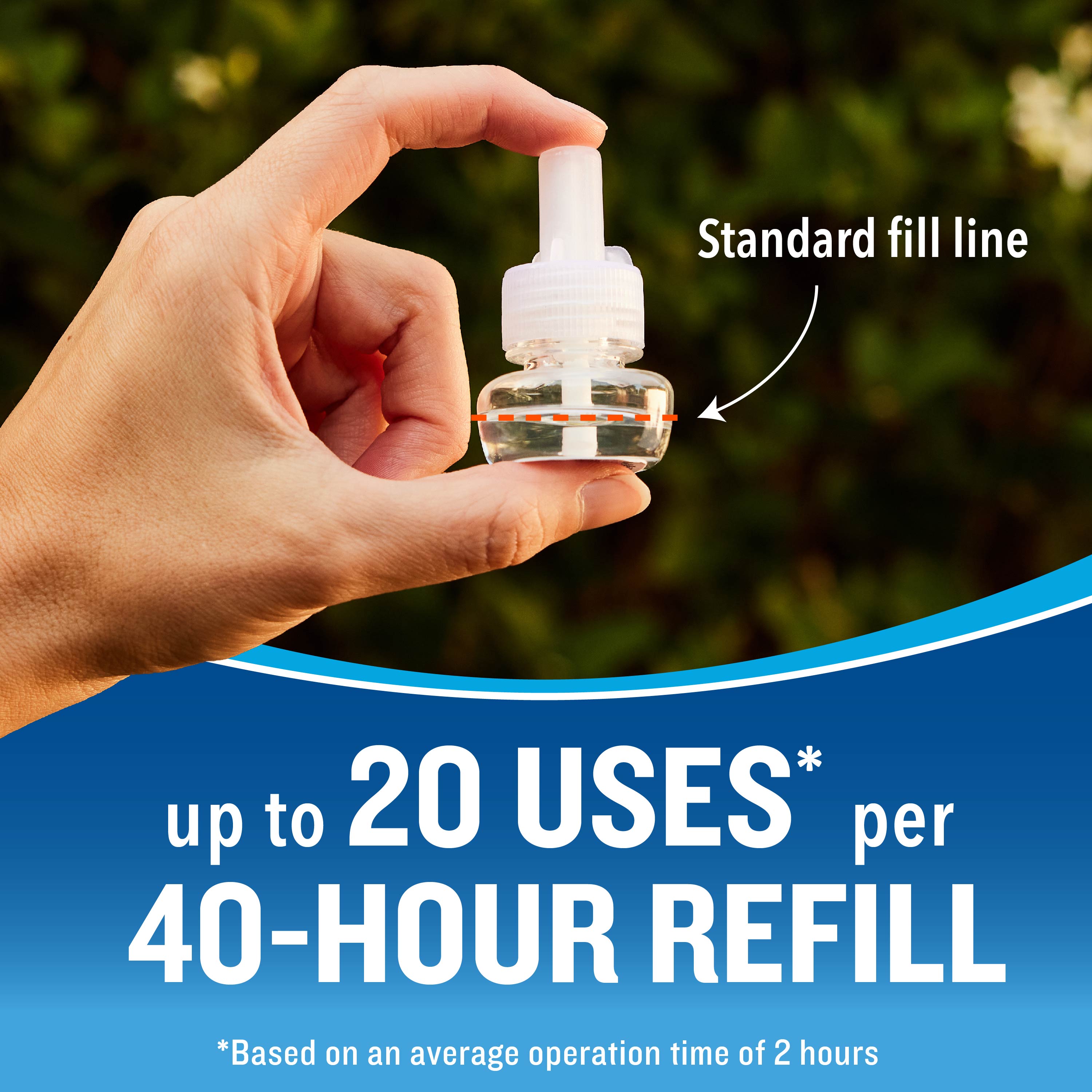 Eclipse™ Zone Mosquito Repellent Outdoor Device - Up to 20 Uses per 40-Hour Refill
