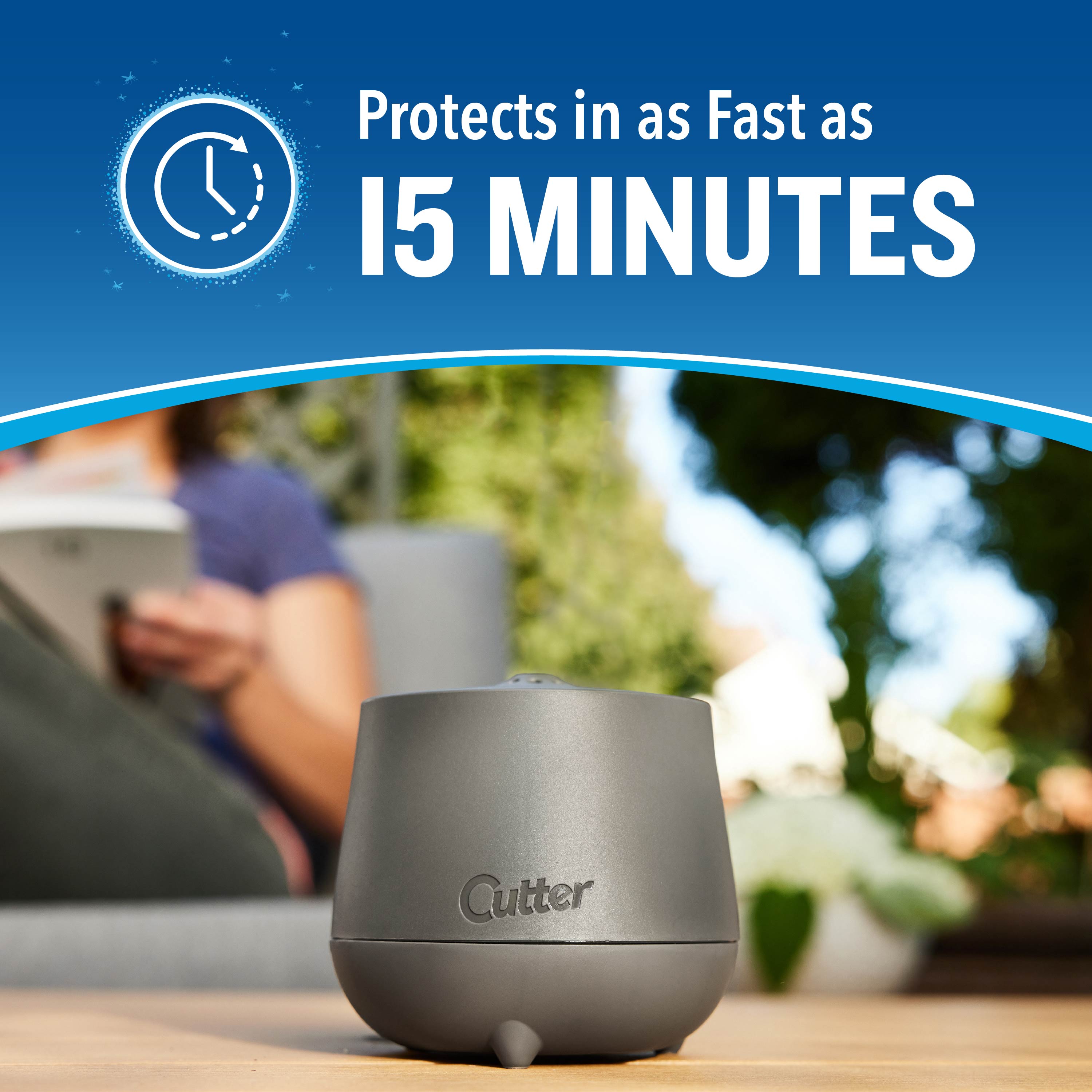 Eclipse™ Zone Mosquito Repellent Outdoor Device - Protects in as Fast as 15 Minutes