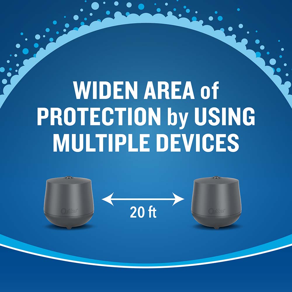 Eclipse™ Zone Mosquito Repellent Outdoor Device - Widen Area of Protection by Using Multiple Devices