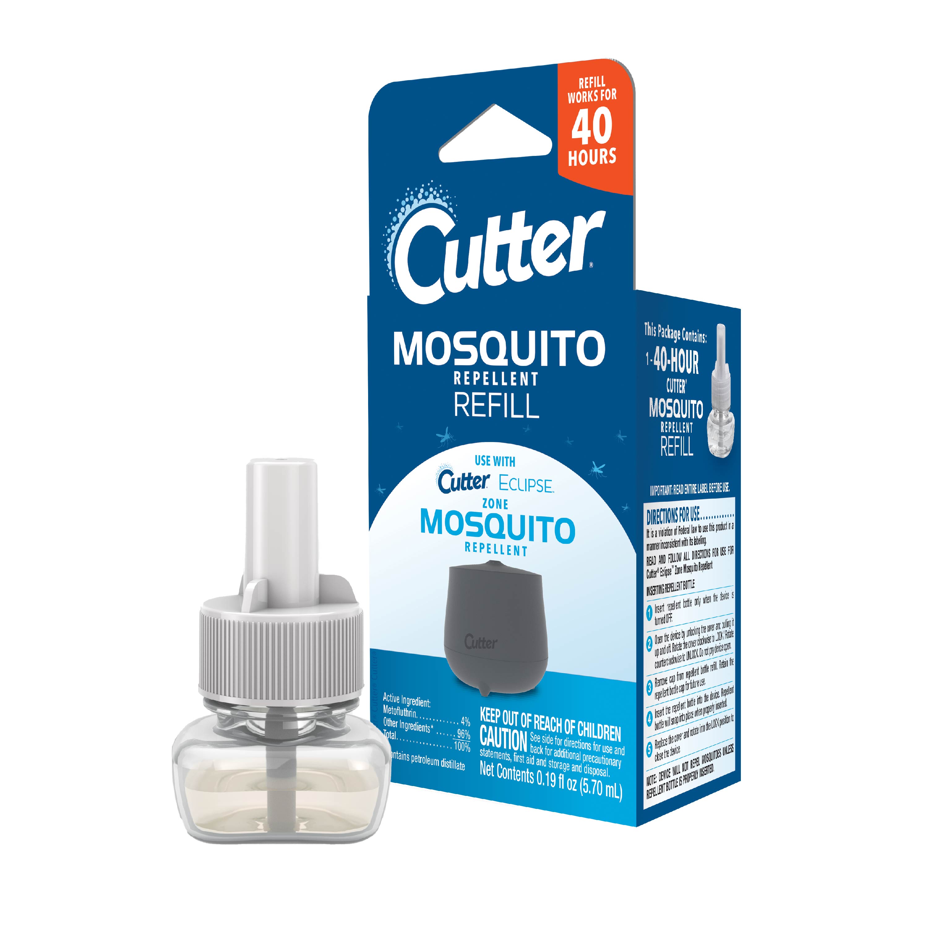 Mosquito Repellent 40-Hour Refill - Front Render