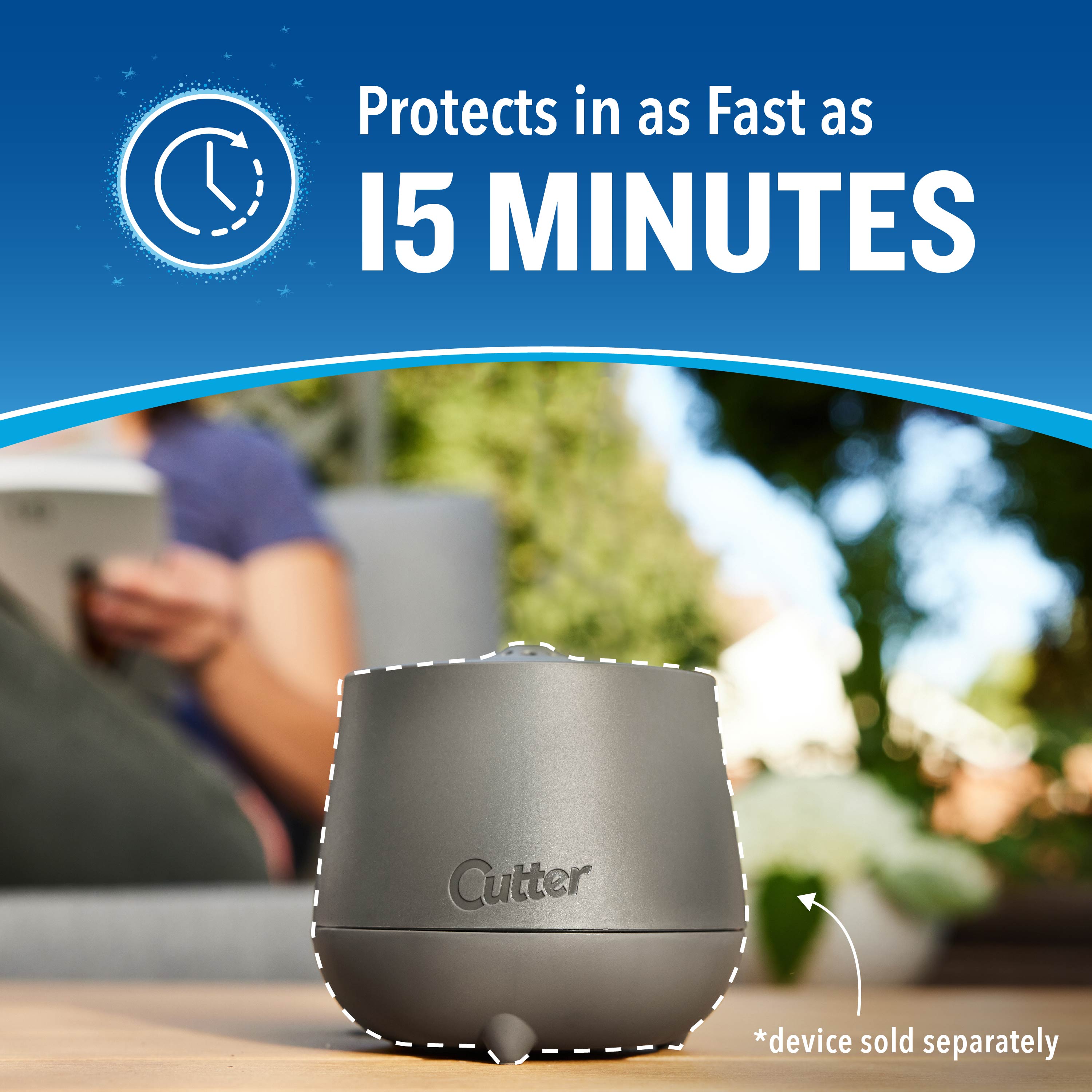 Mosquito Repellent 40-Hour Refill - Protects in as Fast as 15 Minutes