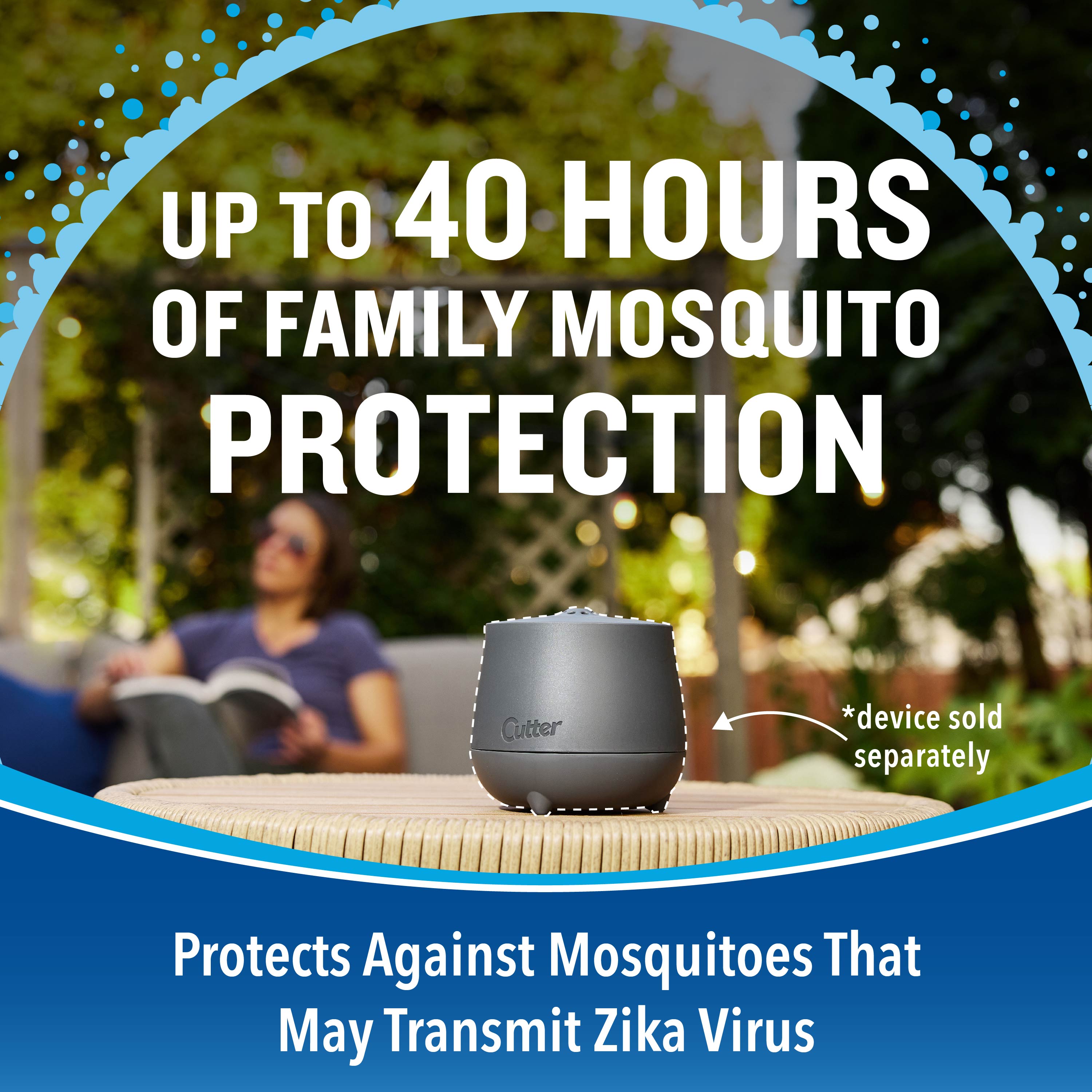 Mosquito Repellent 40-Hour Refill - Up to 40 Hours of Family Mosquito Protection