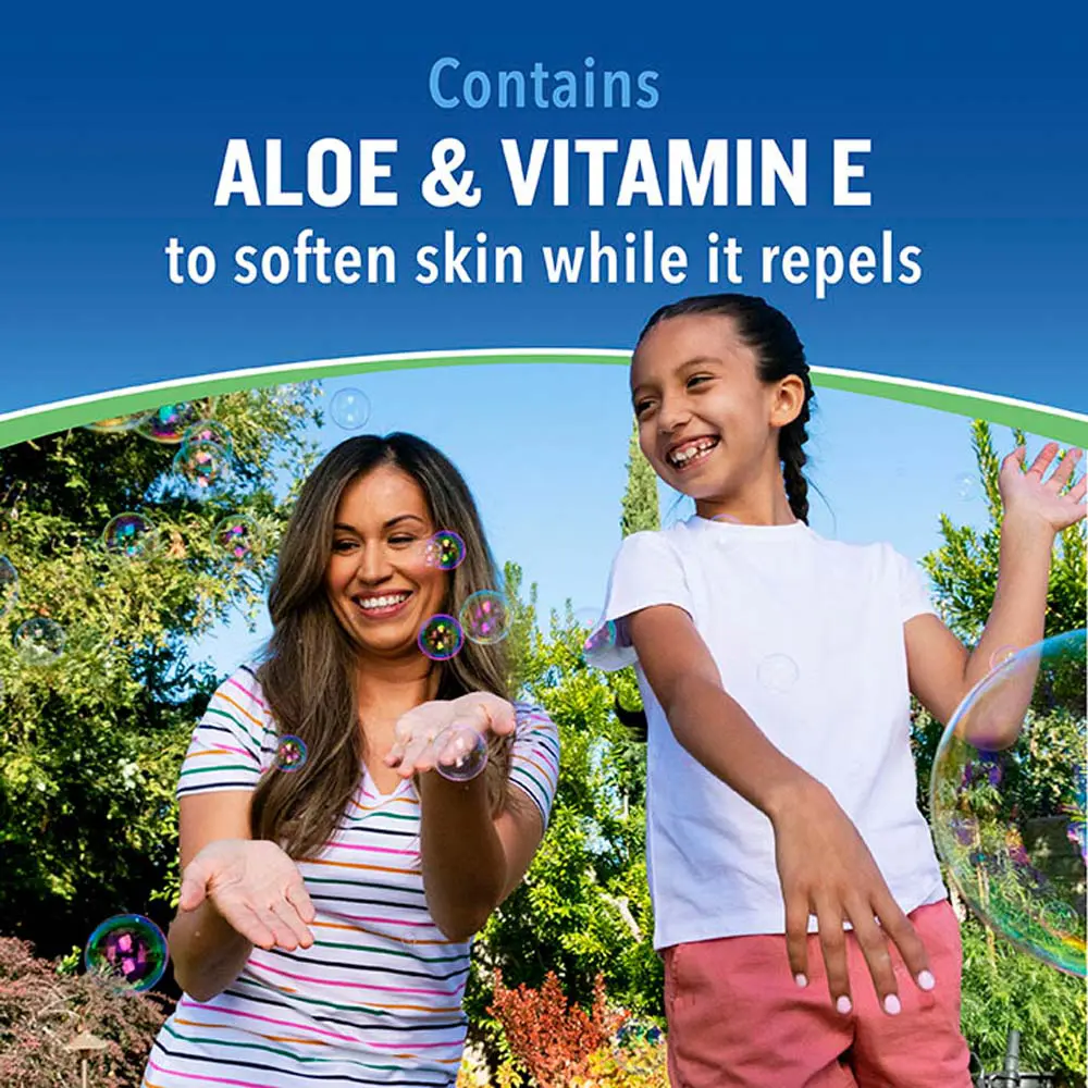 HG-96172 Skinsations Insect Repellant Pump W lock 6oz Aloe Vitamin E