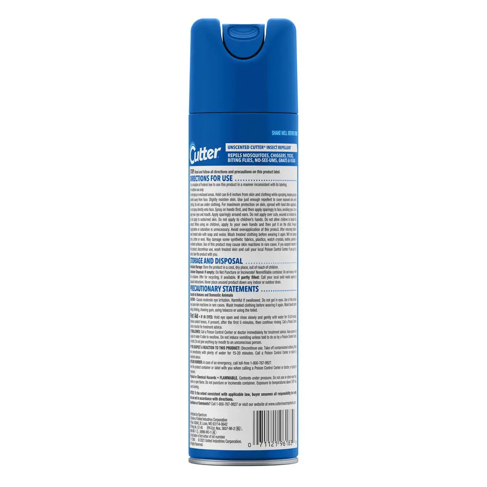 HG-96183 Unscented Aerosol 11oz Back