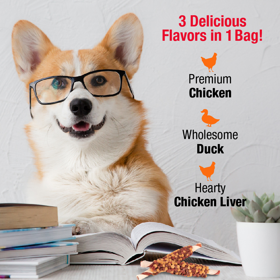 3 Delicious flavors in 1 bag!