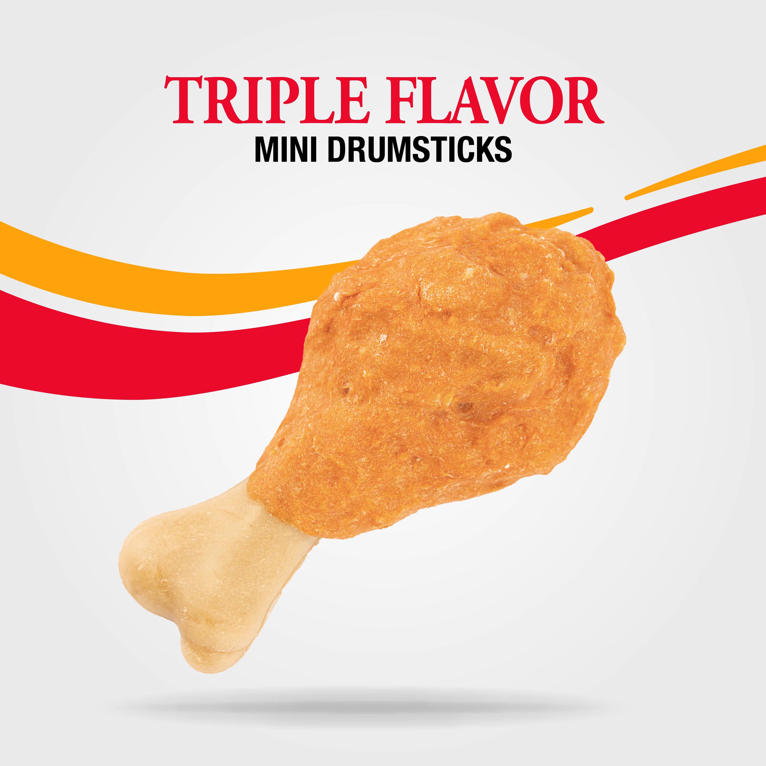P-94871T Triple Flavor Mini Drumsticks Chews 