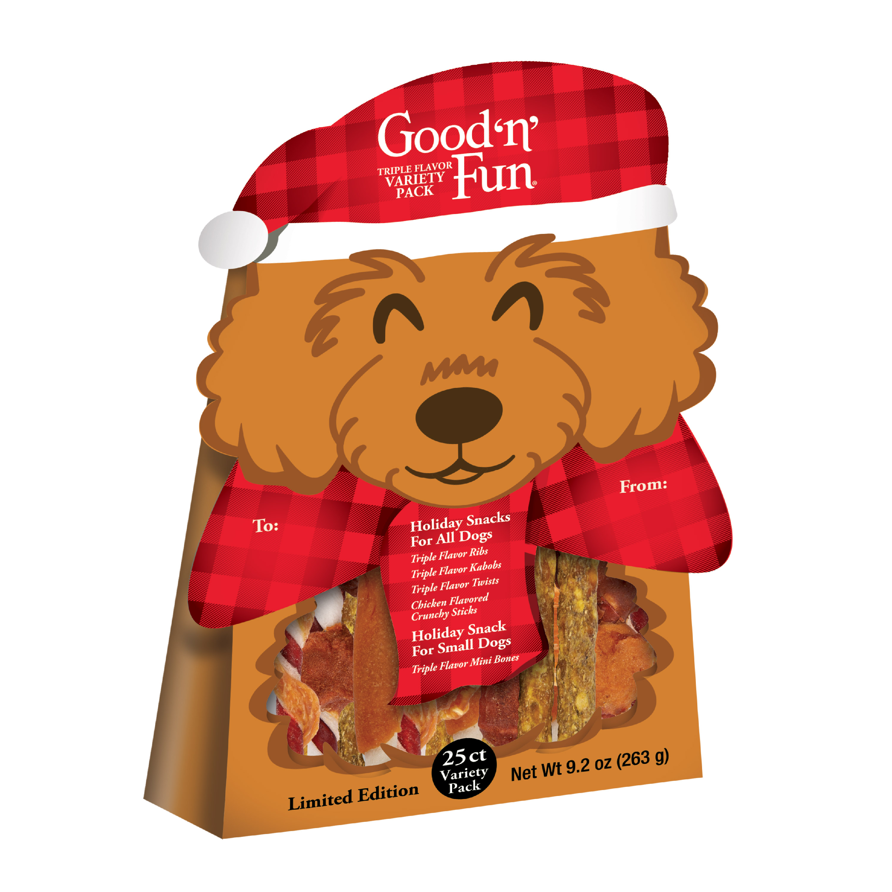 P-94604H Triple Flavor Variety Pack Holiday 25 ct - Front Render