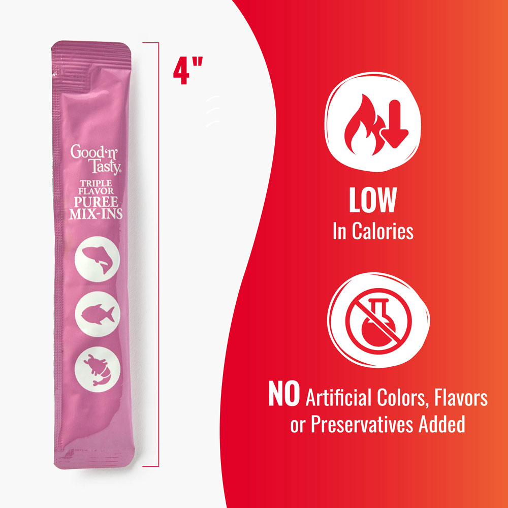 4 inches long, low in calories, no artificial colors, flavors or preservatives added.