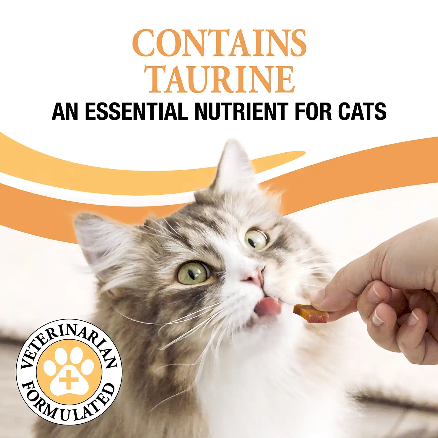 Contains taurine an essential nutrient for cats.