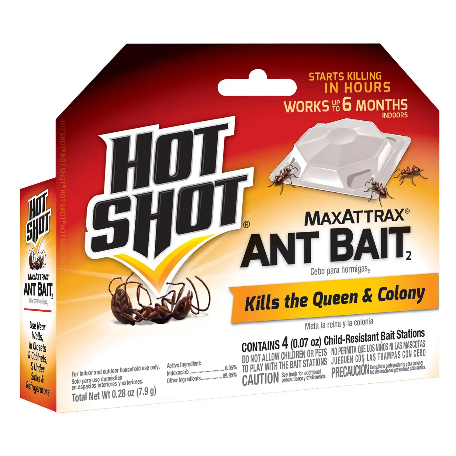 MaxxAttrax Ant Bait Station (4-Pack) Front