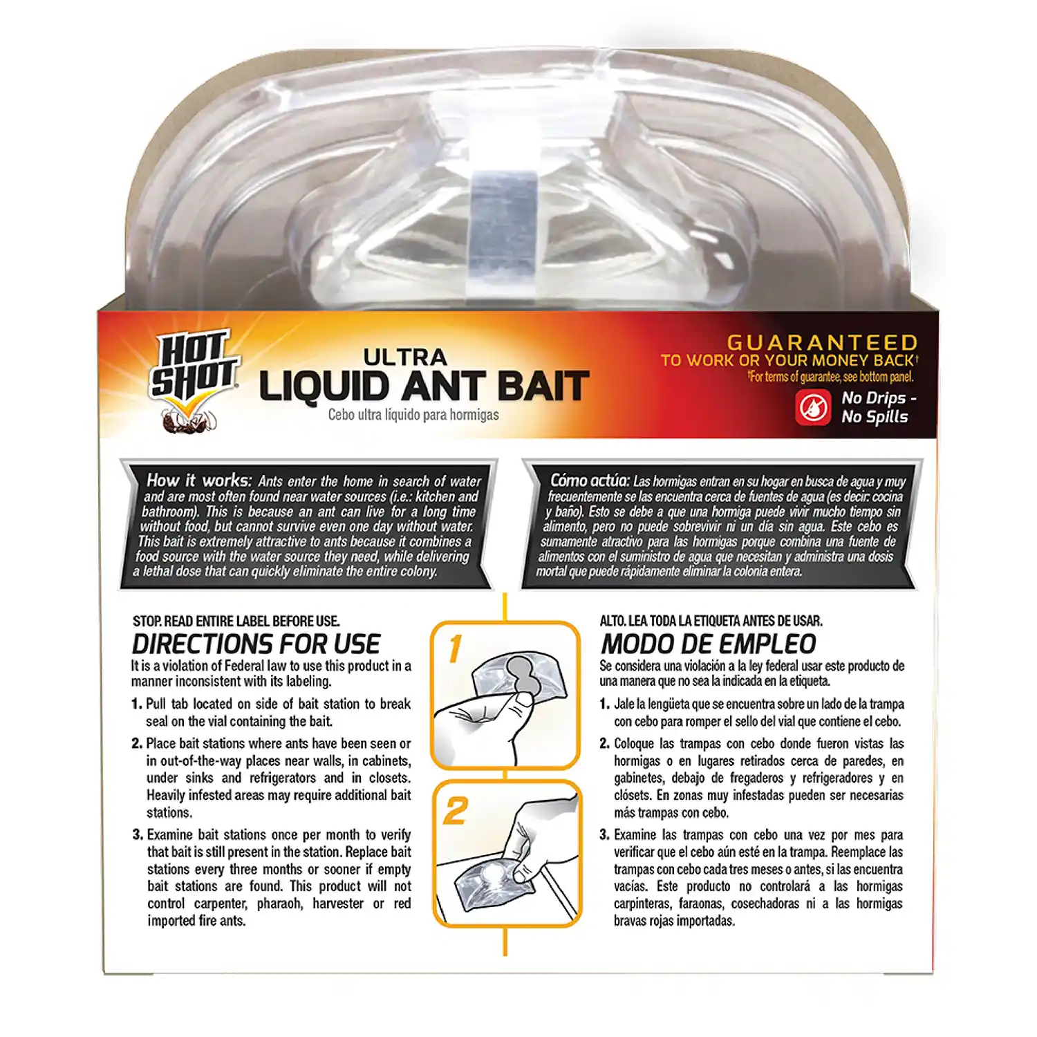 Liquid Ant Bait Back