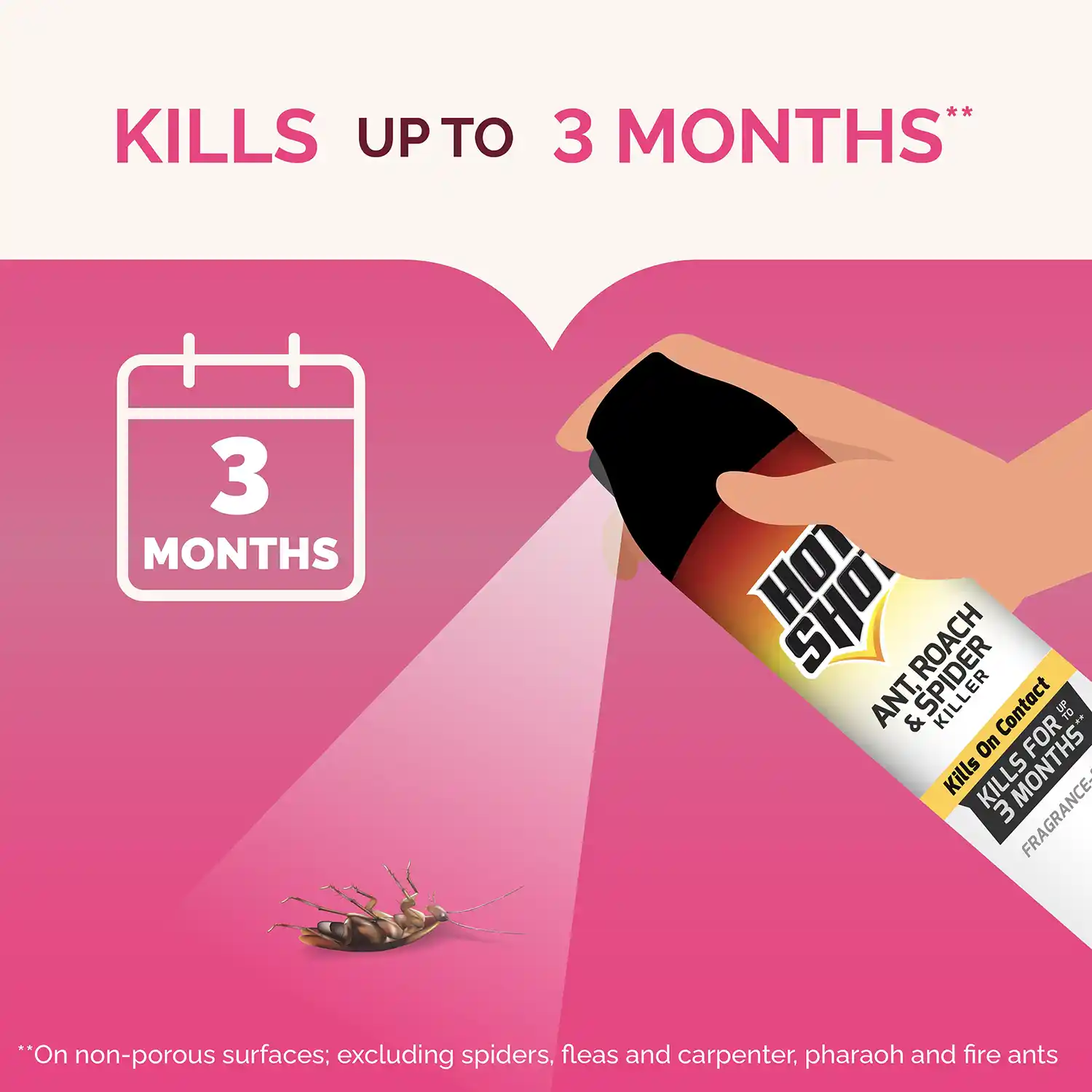 Kills up to 3 months