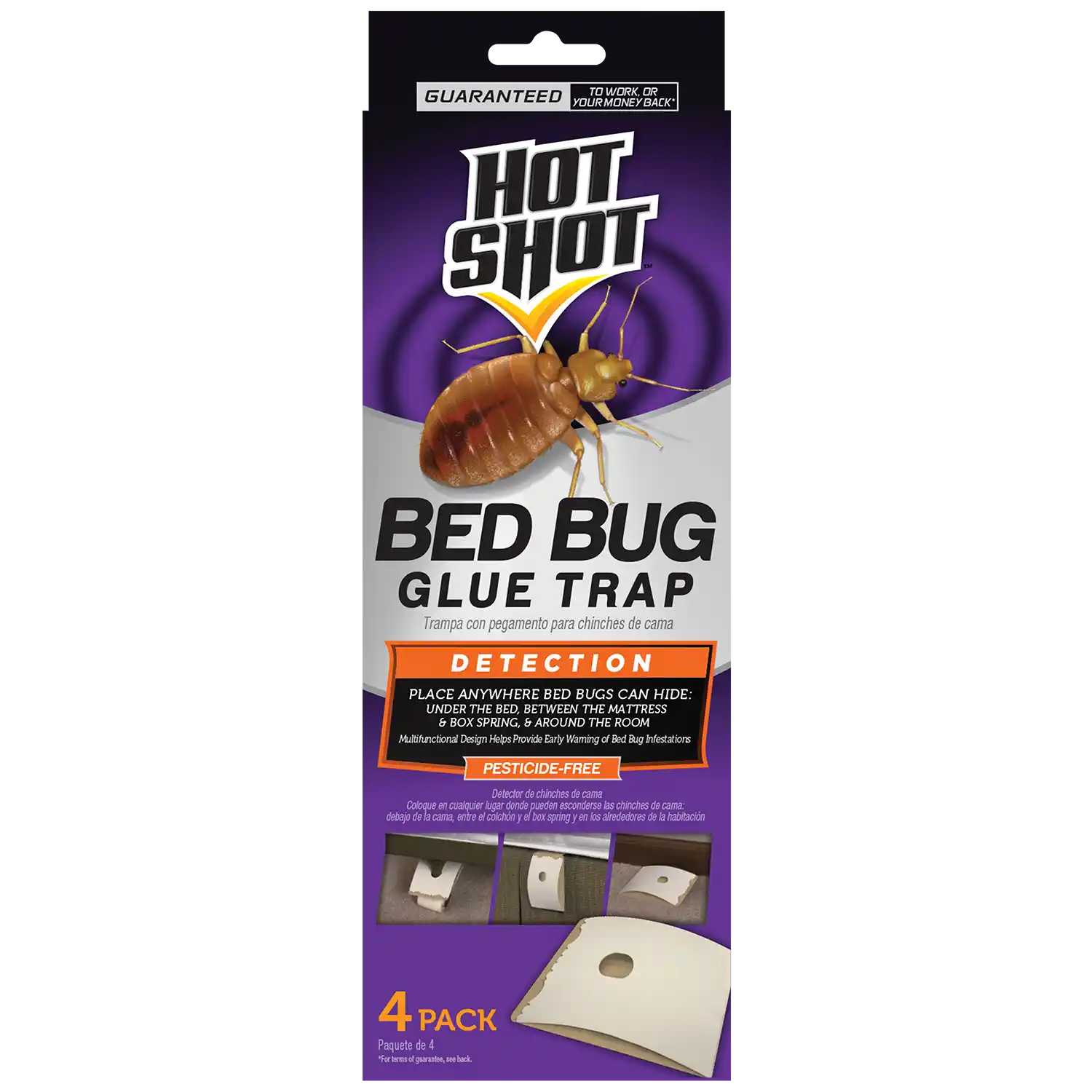 Bed Bug Glue Trap Front