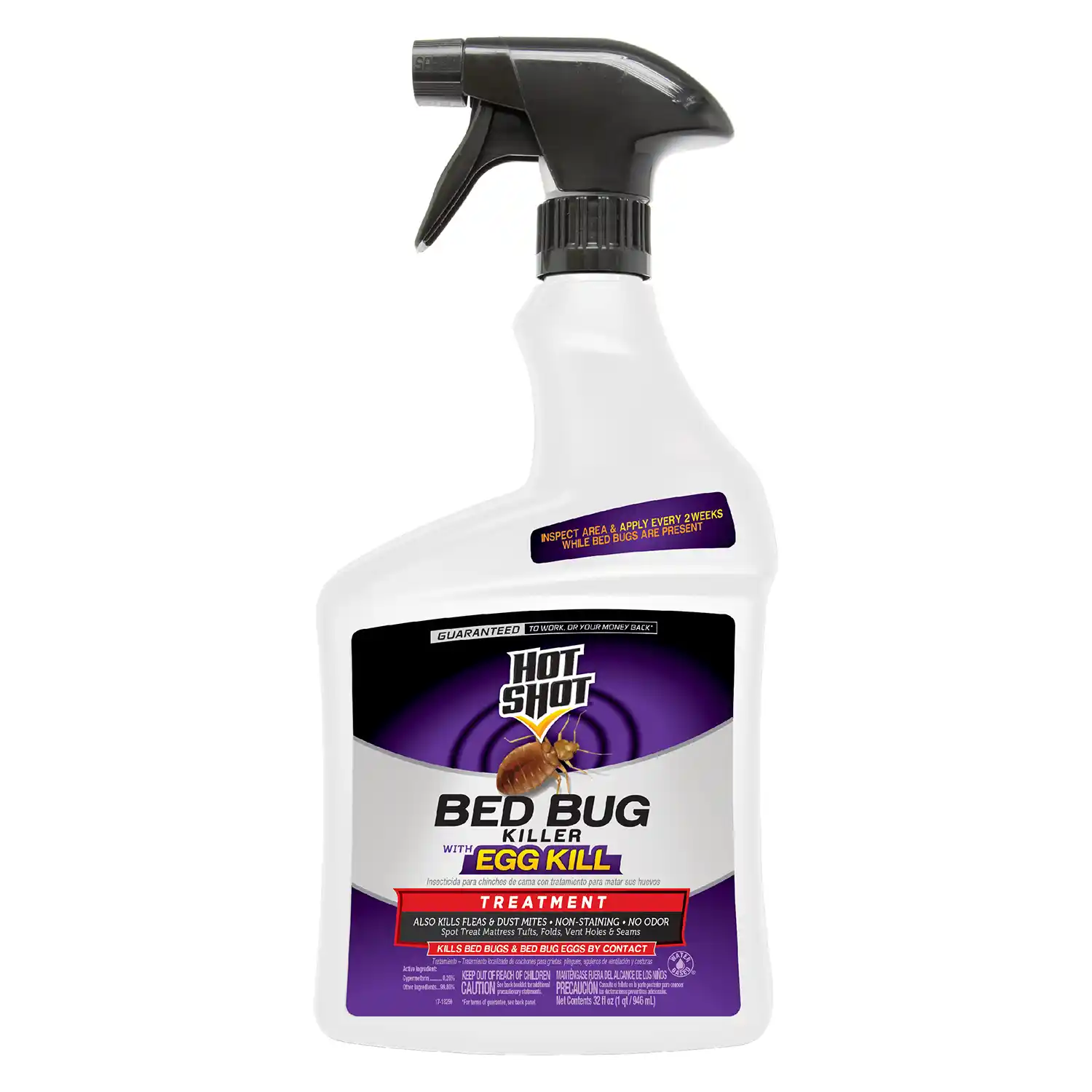 Bed Bug Killer 32 oz Ready-to-Use Treatment With Egg Kill Front