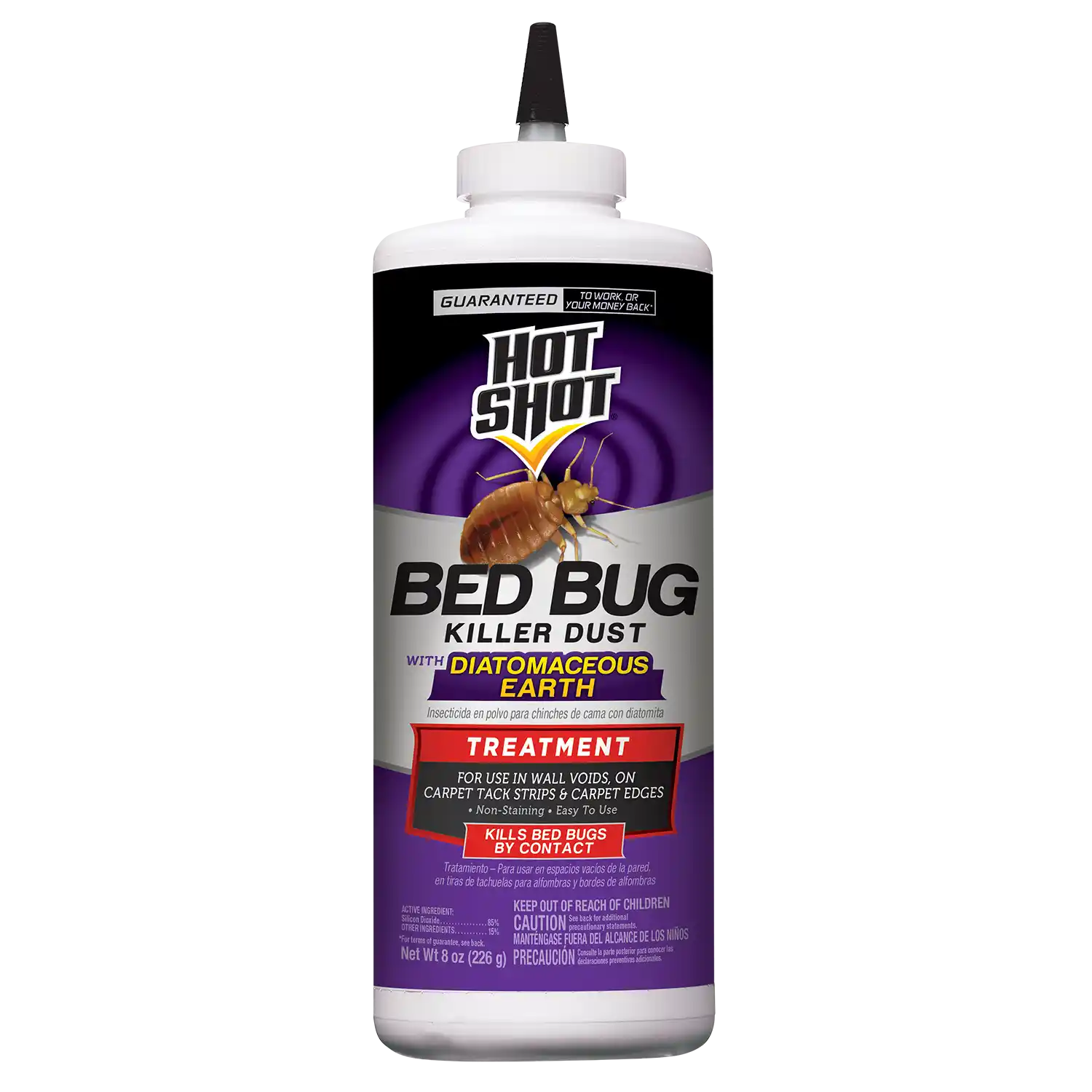 Bed Bug Killer Dust with Diatomaceous Earth Front
