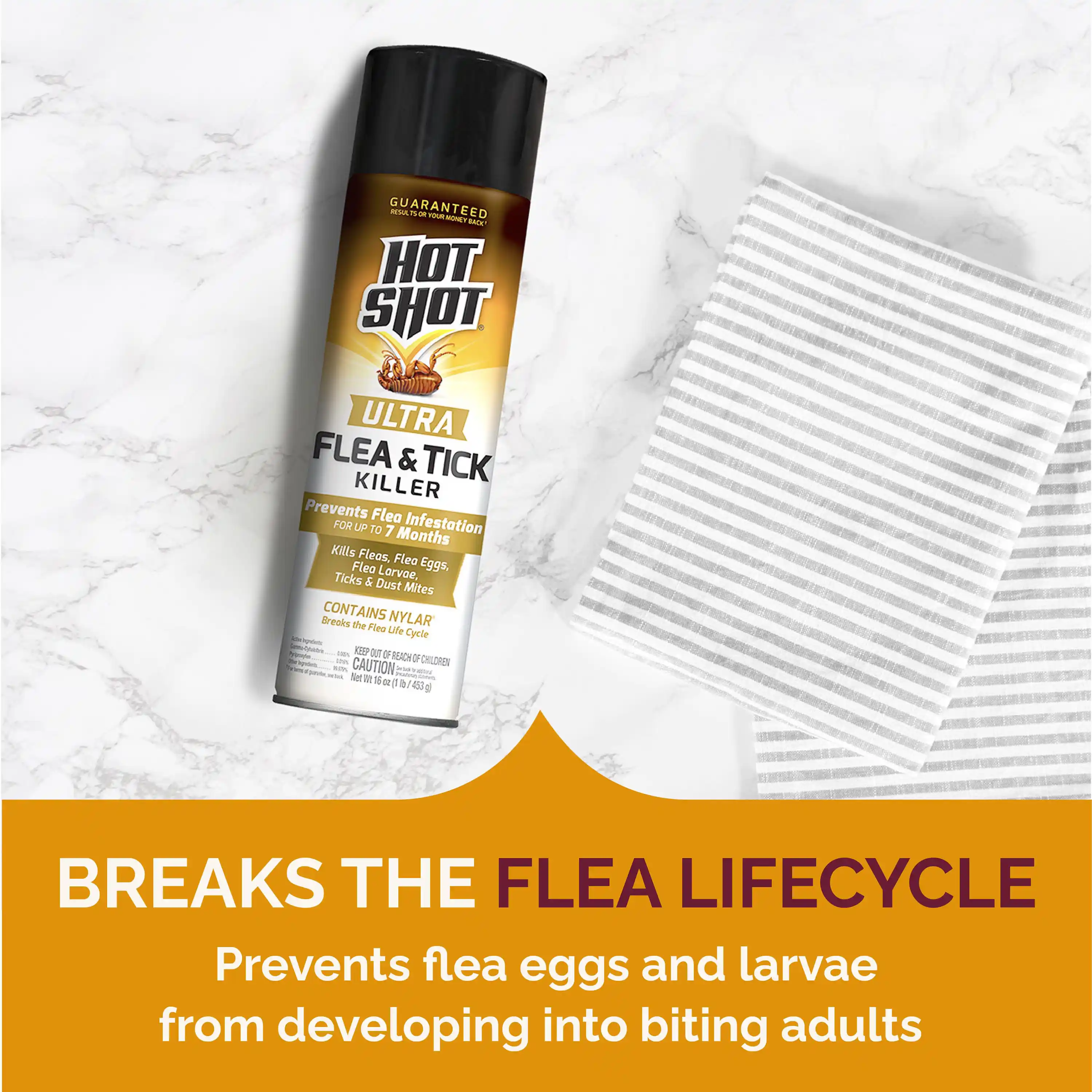 Breaks the Flea Lifecycle