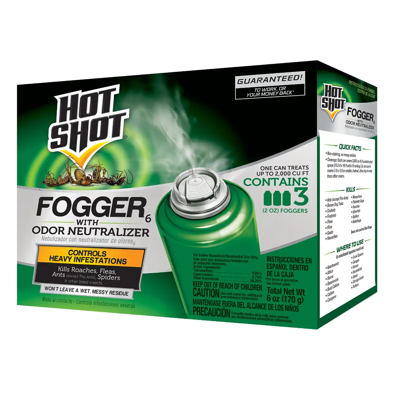 Fogger with Odor Neutralizer 3ct Front