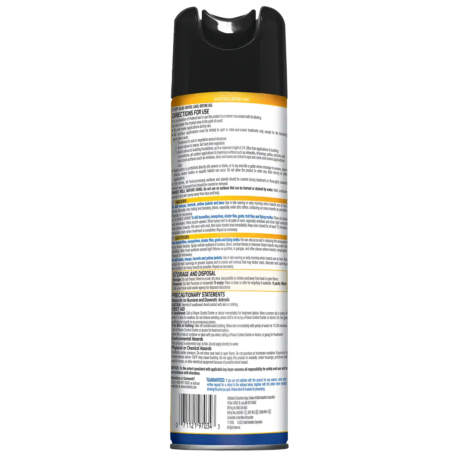 Flying Insect Killer 18.75 Oz Back