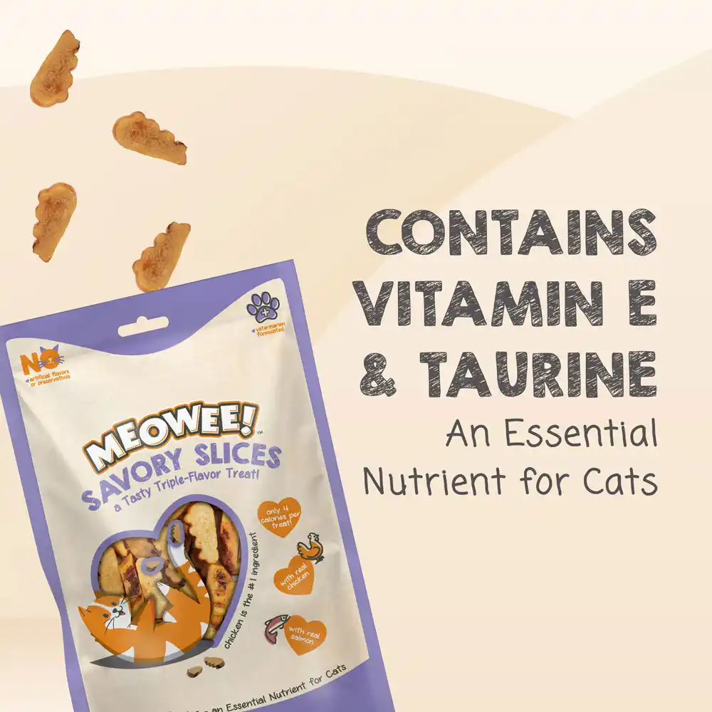 Contains vitamin e and taurine - an essential nutrient for cats