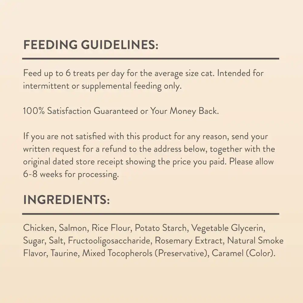 Feeding guidelines and ingredients