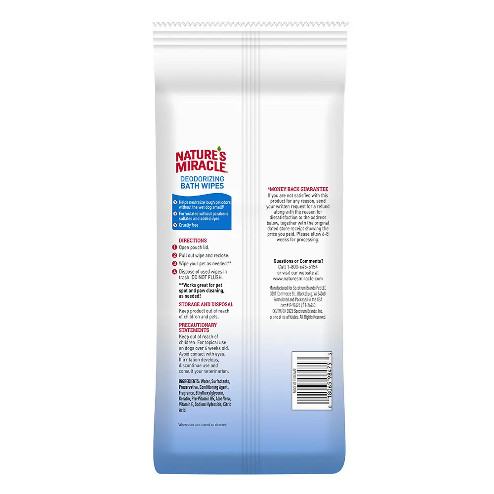 Deodorizing Wipes Sunkissed Breeze