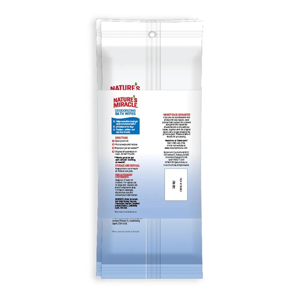 Deodorizing Wipes Sunkissed Breeze