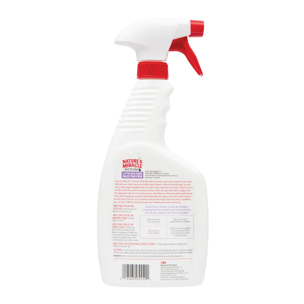 Litter Box Odor Destroyer Back