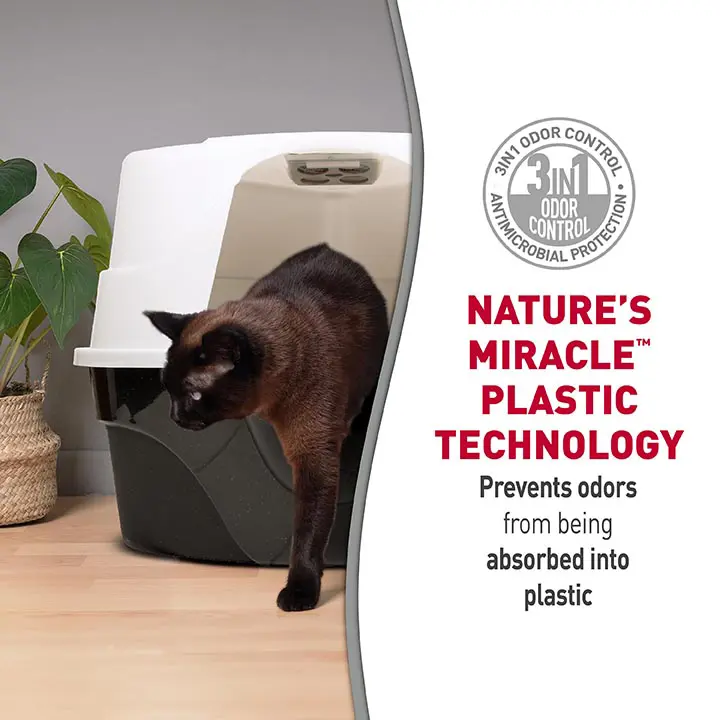 Nature's miracle corner hooded litter box sales
