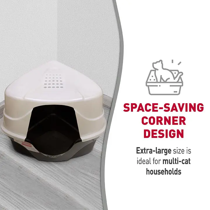 Nature's miracle corner litter box cheap