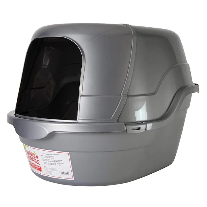Oval Hooded Litter Box