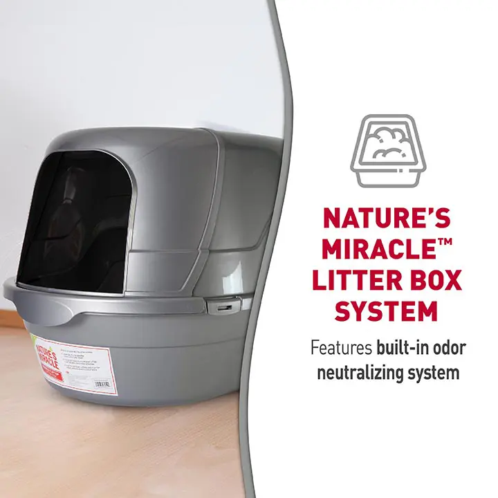 Nature's miracle advanced corner hooded cat litter box cheap