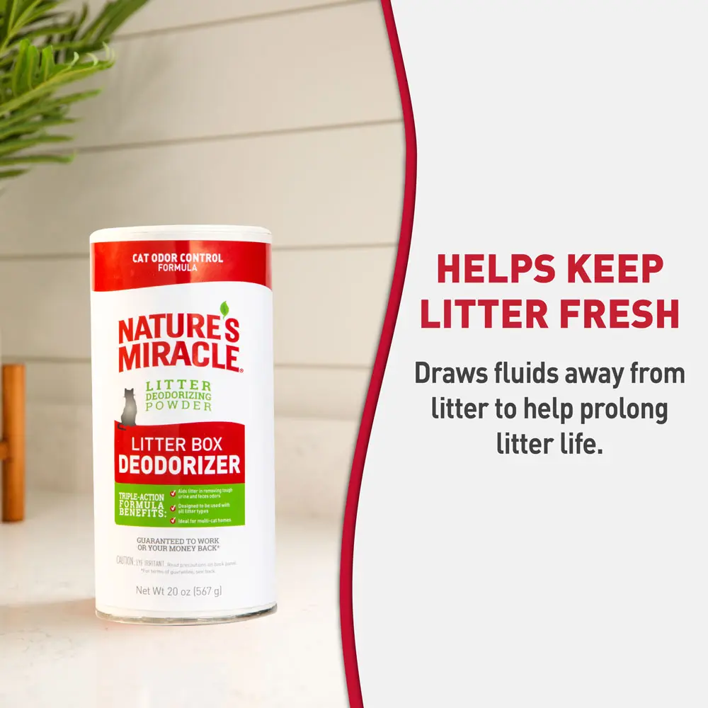 Litter Box Deodorizer Powder
