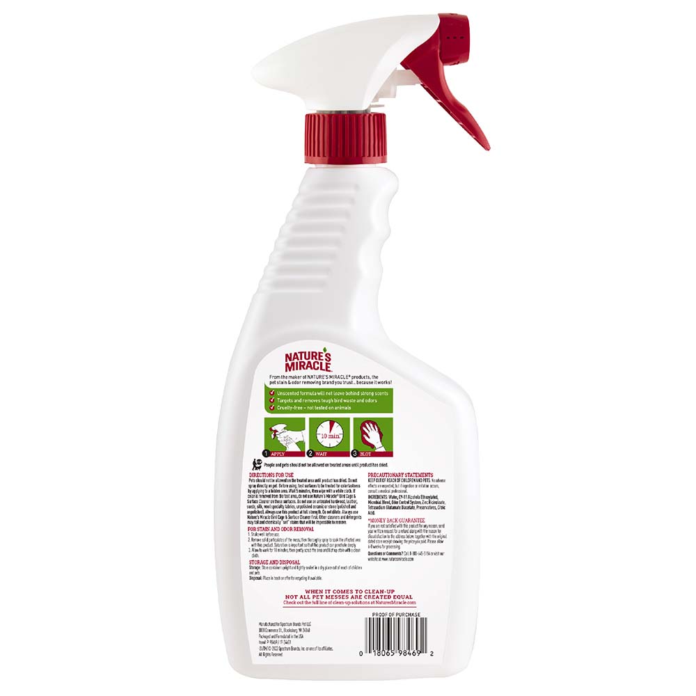 Bird Cage Cleaner Back