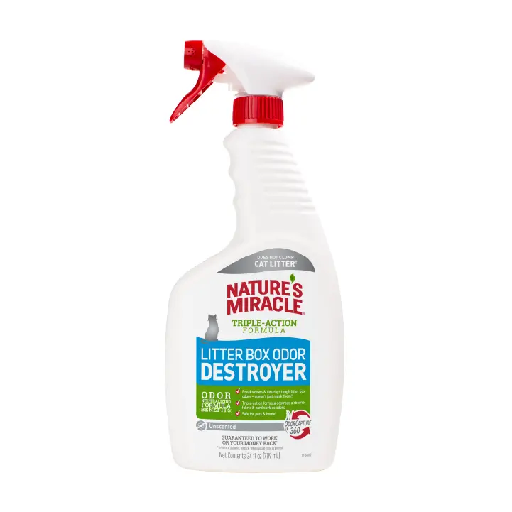 Neutralize ammonia in litter box clearance