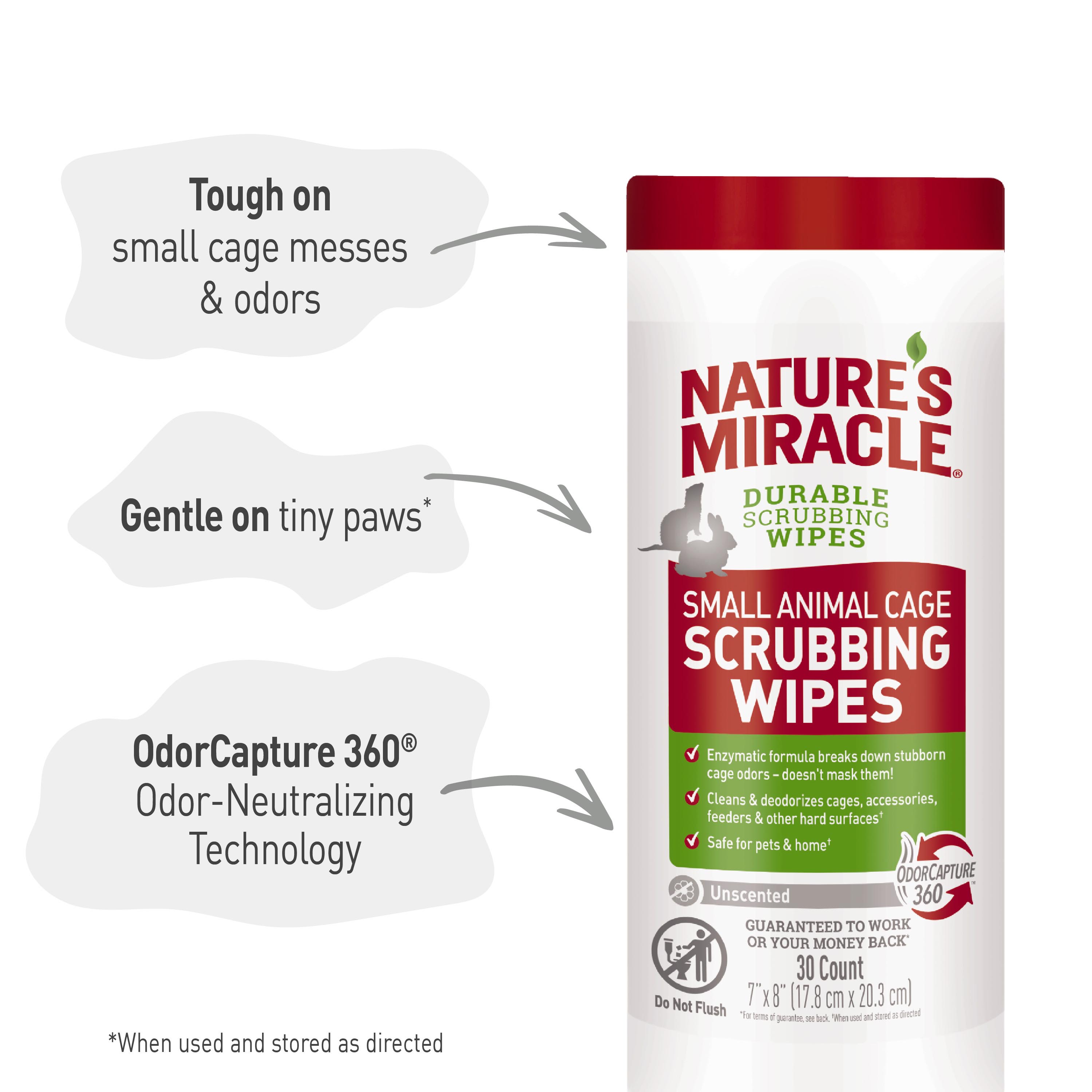 Nature's miracle bird cage scrubbing wipes deals