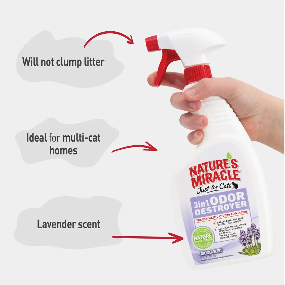 Odor Destroyer for Cats Lavender