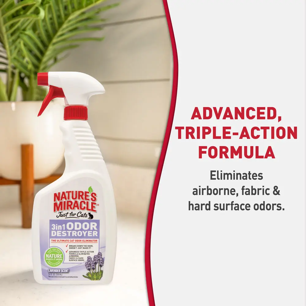 Odor Destroyer for Cats Lavender