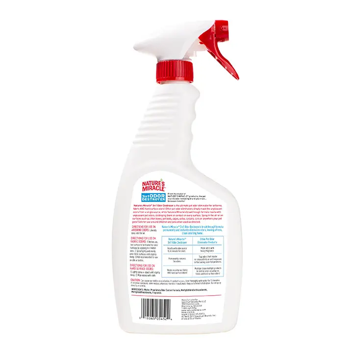 3in1 Odor Destroyer Fresh Linen Back