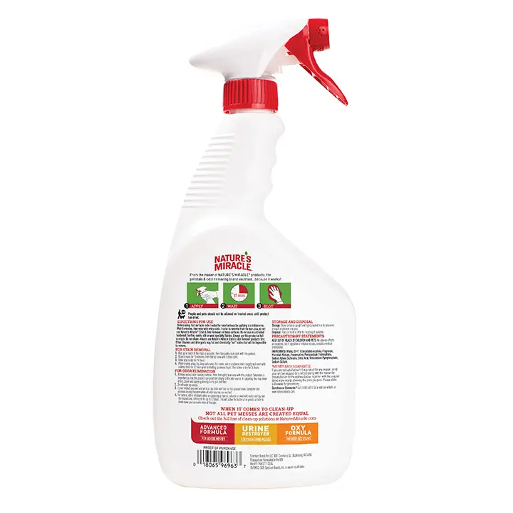 SO Remover for Dogs Spray Back