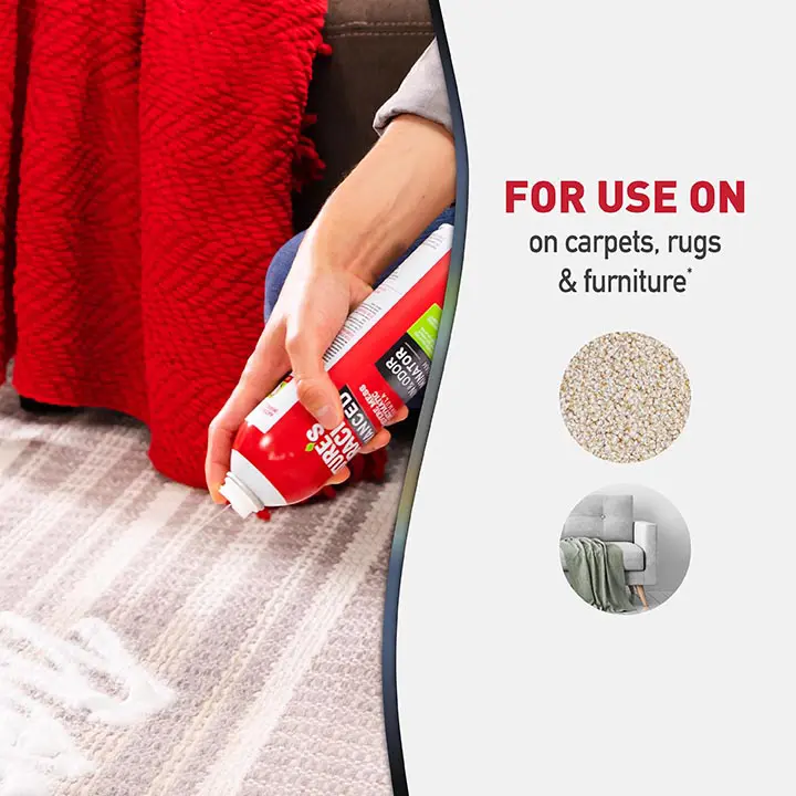 Advanced Stain and Odor Eliminator for Cats - foam InUse