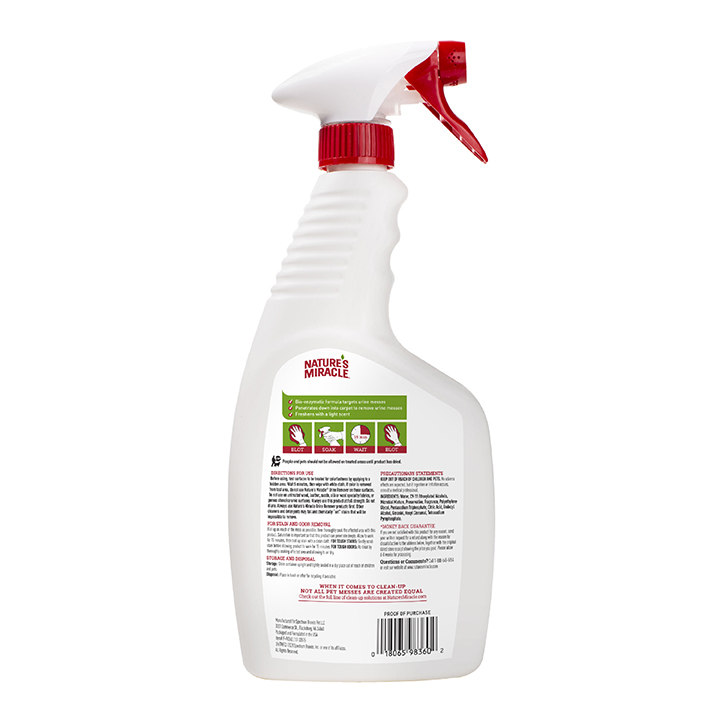 Dog Urine Remover Back 24 oz