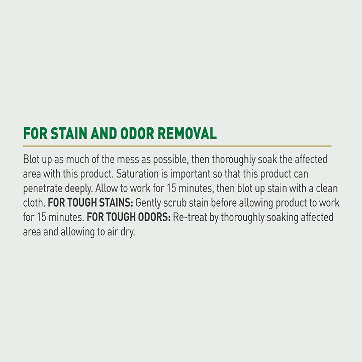 Dog Urine Remover Directions