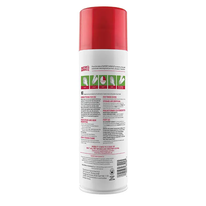 Urine Remover Plus for Cats foam Back